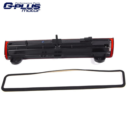G-PLUS LED Third Brake Cargo Light Compatible With 2000-06 Chevy Suburban Tahoe GMC Yukon(ONLY For Liftgate Rear Doors),3RD Stop Tail Lamps (LED Strip Chrome Housing Red Lens)