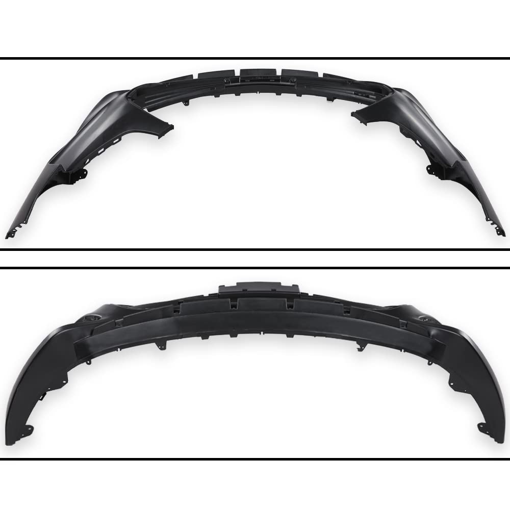 G-PLUS Bumper Cover Fascia Compatible with Hyundai Veloster 2013 2014 2015 2016 2017 Black Front Primed Bumper Cover 865112V500 HY1000194