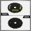 G-PLUS 2pcs 7" Chainsaw 14-Tooth Brush Blades Fit Bush Cutter Weed Eater Trimmer Head Black