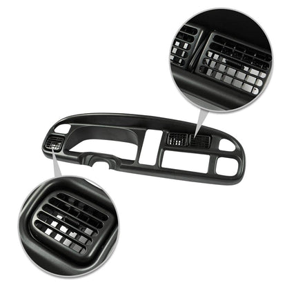 G-PLUS Dash Board Bezel Cover Compatible with Dodge Ram 1500 1998-2001/ Ram 2500 3500 1998-2002 Instrument Panel w/Vents