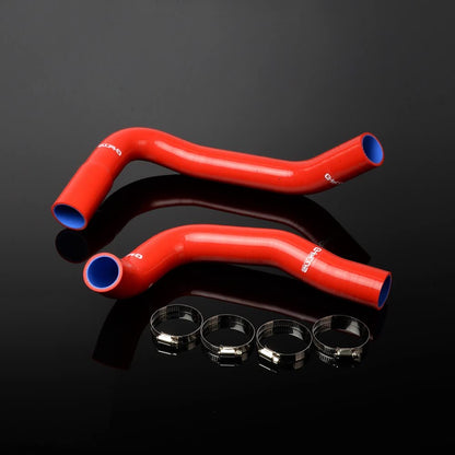 G-PLUS Silicone Radiator Hose Kit Compatible With 1971-1988 Chevy Small Block Camaro Red