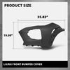 G-PLUS Front Bumper Cover Driver Left and Right Side Compatible with Chevy Trailblazer 2021-2022 NOT Fit RS Model 42749518, 42749517, 42772013, 42772012 Black