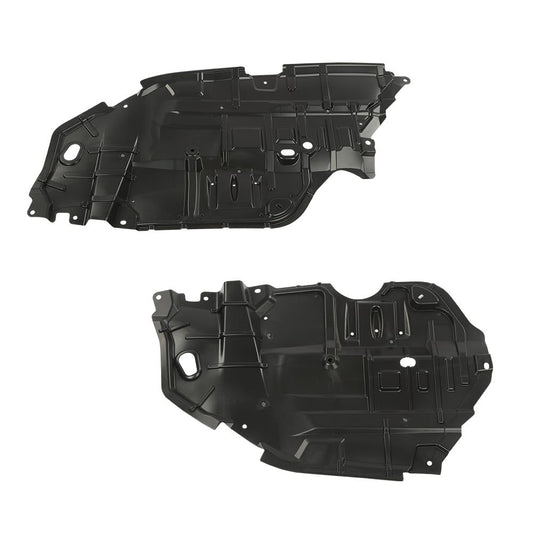 G-PLUS Front Engine Splash Shield Under Cover Compatible with 2012-2014 Camry Front Center Under Cap Left & Right Side Replacement