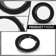 G-PLUS 2PCS Fog Light Bezel Rings for Land Rover Range Rover 2002-2009 Additional Angle