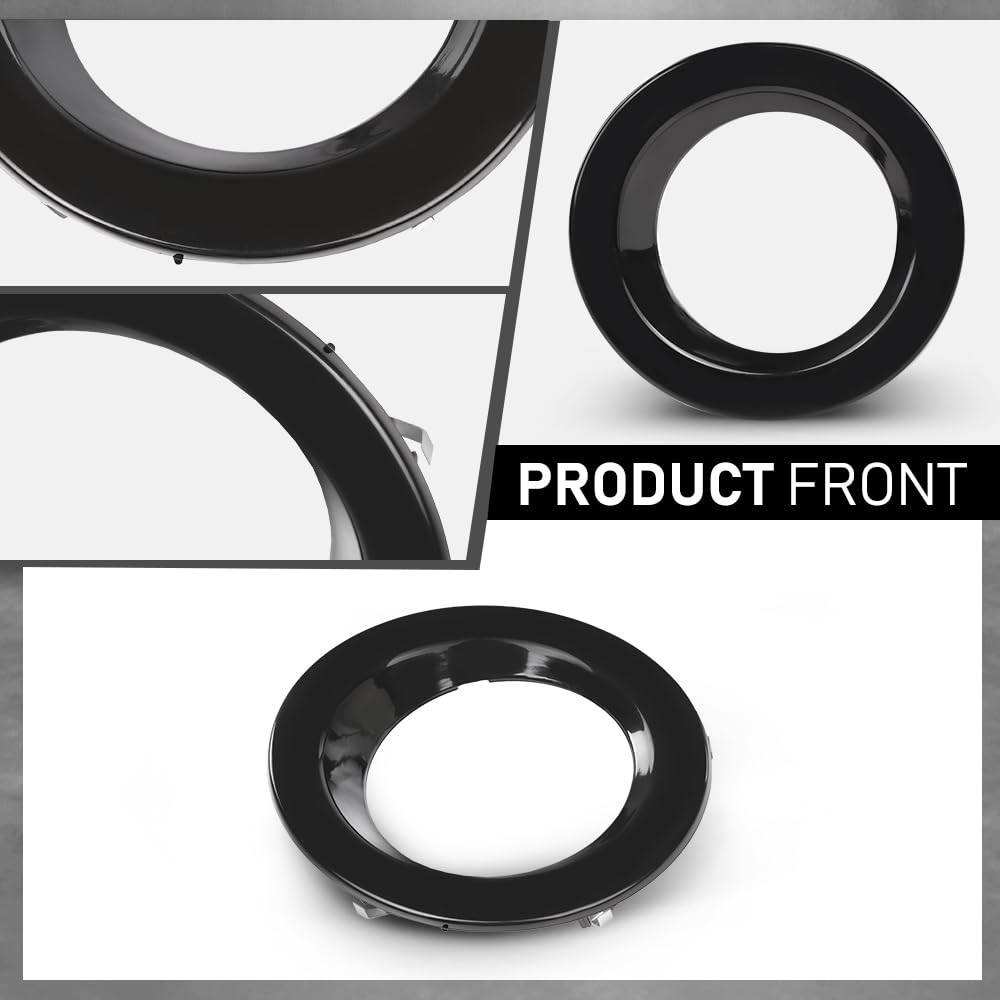 G-PLUS Fog Light Bezel Cover Ring Pair Left & Right Compatible with Land Rover Range Rover 2002-2009