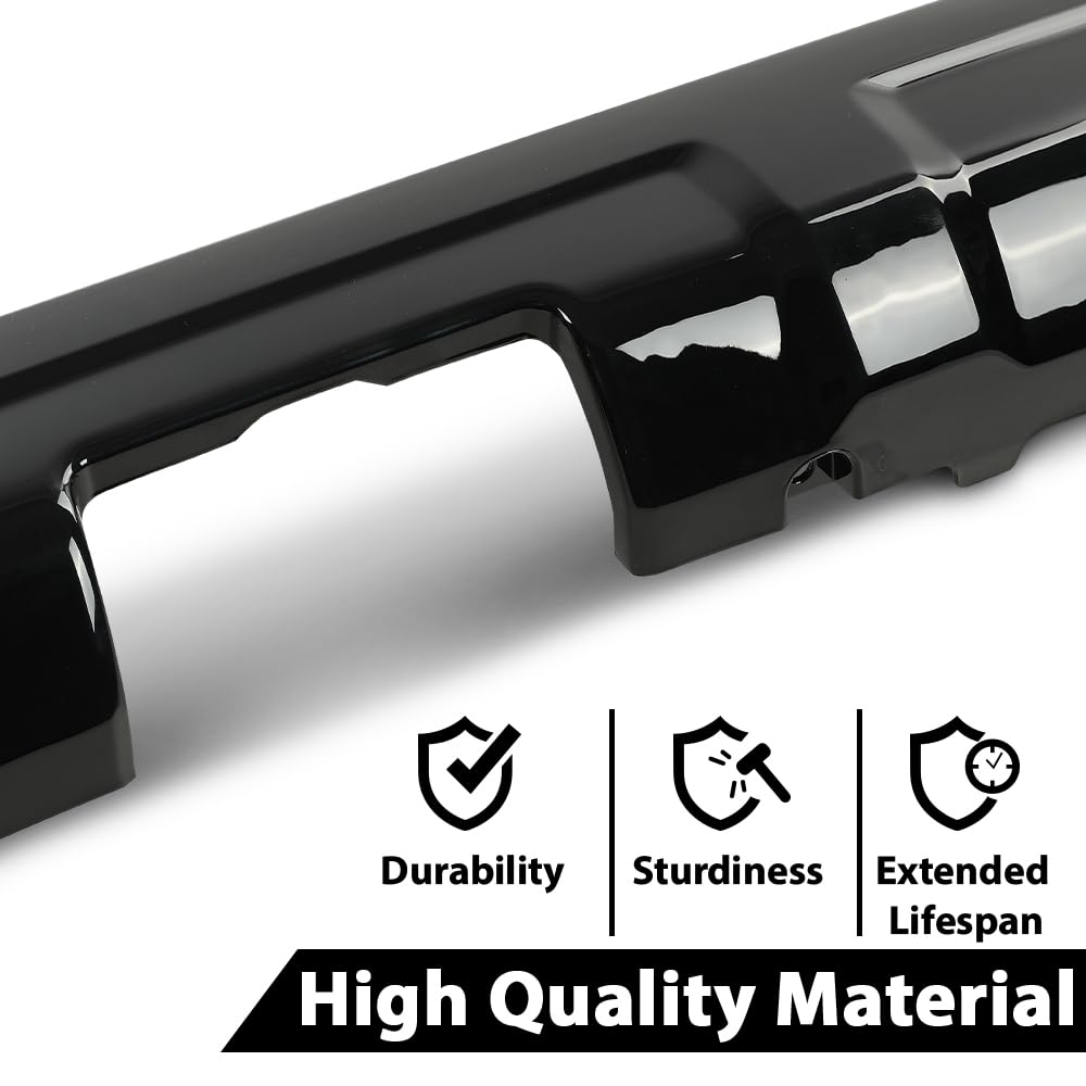 G-PLUS Front & Rear Lower Valance Panel Bumper Cover Compatible with Toyota 4Runner TRD 2014-2023 Glossy Black