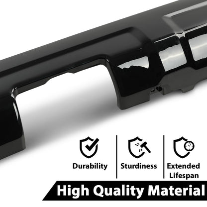 G-PLUS Front & Rear Lower Valance Panel Bumper Cover Compatible with Toyota 4Runner TRD 2014-2023 Glossy Black
