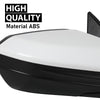 G-PLUS Power Mirror w/ 3-Pin Right Passenger Side Compatible with Honda Civic DX 2016-2020/Fit Honda Civic LX 2015-2021 Manual Folding 76208TBAA03ZA-PFM 76208TBAC03ZA-PFM White