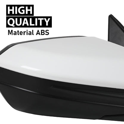 G-PLUS Power Mirror w/ 3-Pin Right Passenger Side Compatible with Honda Civic DX 2016-2020/Fit Honda Civic LX 2015-2021 Manual Folding 76208TBAA03ZA-PFM 76208TBAC03ZA-PFM White