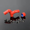 G-PLUS Silicone Intercooler Hose Y Pipe Clamps kit Compatible With 1996-2000 Subaru Impreza WRX GC8 EJ20 MK3-6 2PCS,Red