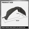 G-PLUS Inner Fender Liner Front Left Driver Side Compatible with Chevy Blazer 2019-2023 GM1248298, 84730494