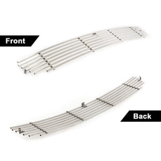 G-PLUS Grille Insert Front Bumper for Nissan Frontier 2009-2021 Chrome Billet Close-up View