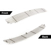 G-PLUS Bumper Stainless Chrome Billet Grille Insert Compatible with Nissan Frontier 2009-2021 Only With Painted/Plastic Bumper