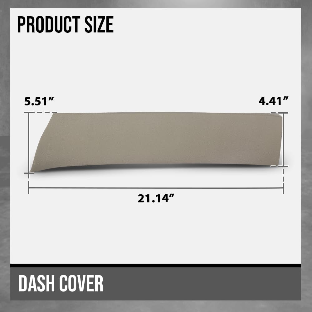 G-PLUS Dash Cover Dashboard Panel Compatible with Toyota Solara 2004 2005 2006 2007 2008 Beige