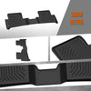G-PLUS TPE Floor Mats Fit Chevy Colorado & GMC Canyon Extended Cab 2015-2022 2nd Row Truck Accessories Cargo Liners All Weather Protection 1PC Black Alfombras para Carro