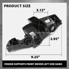 G-PLUS Fender Support for Audi Q5 SQ5 2018-2023 Front Left Close-up View