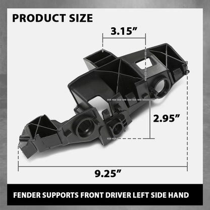 G-PLUS Front Left Fender Support, Compatible with Audi Q5 SQ5 2018-2023, Driver Side, 80A807283A, AU1042116