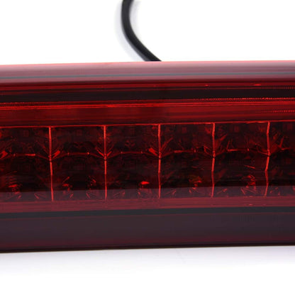 G-PLUS High Mount LED 3rd Brake Light Compatible with 2014-2018 Chevy Silverado GMC Sierra Rear Tail Cargo Lamp Waterproof Chrome Housing Red Lens