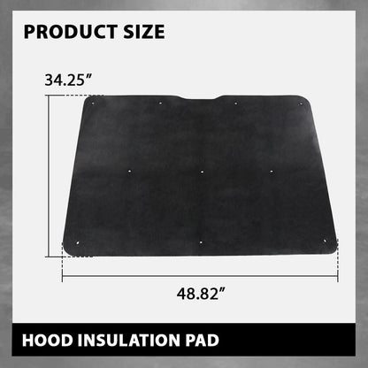 G-PLUS Under Hood Insulation Pad 1/2" Clips Compatible with 1981-1987 Buick Regal