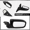 G-PLUS Power Mirror Right Passenger Side Compatible with Honda Accord 4-Door 2003-2007 Manual Folding 3-Pin HO1321152 76200SDAA13ZA Glossy Black