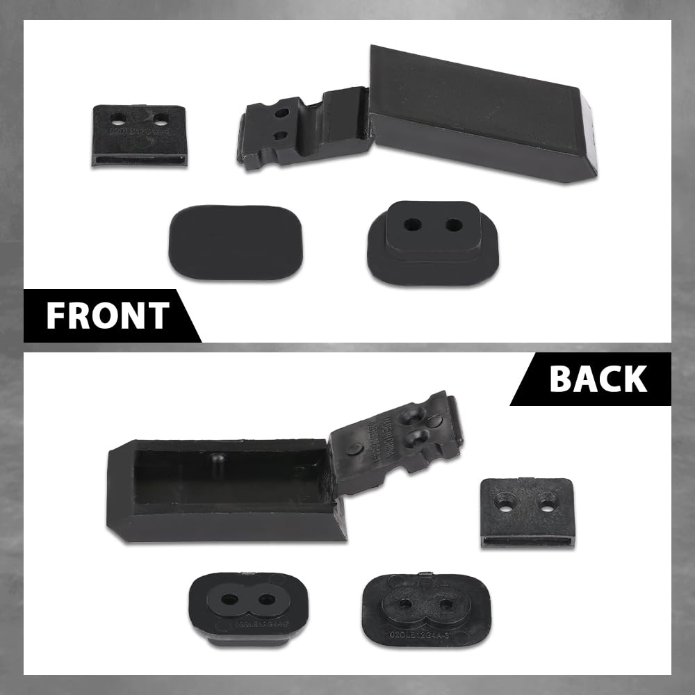 G-PLUS Rear Sliding Window Glass Latch Kit Set Compatible with Dodge D100 D150 D250 D350 Truck 1984-1993,Fit Dodge Ram 1994-2002,Fit Ford F1980-1994