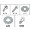 G-PLUS Plastic Bodywork Bolt Kit Compatible with Kx Kx60 Kx65 Kx80 Kx85 Kx125 Kx250 Kx500 Kawasaki