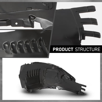 G-PLUS Fender Liner Front Driver and Passenger Side Compatible with Benz C300 2015-2021,Fit Benz C400 4Matic 2015 2056903401, 2056903301