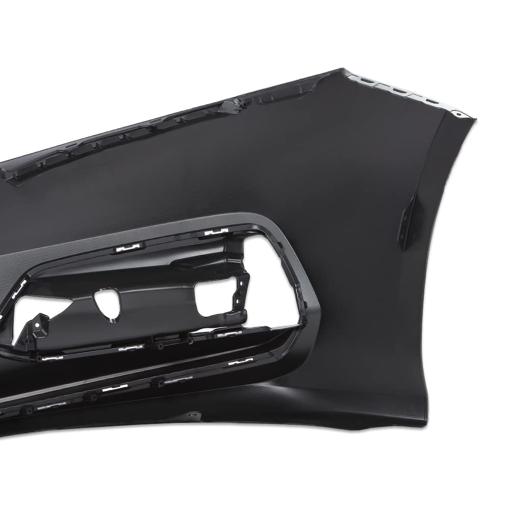 G-PLUS Front Bumper Cover Compatible with Honda Accord Sedan 2018 2019 2020 w/o Sensor Holes, HO1000314, 04711TVAA00ZZ, Primed Black