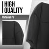 G-PLUS Seat Cover Compatible with Chevy Silverado/GMC Sierra 1500 2500HD 3500HD 2007 2008 2009 2010 2011 2012 2013 Black