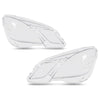 G-PLUS Headlight Lens Cover Compatible with Benz E-Class W212 E350 E500 E63 2009 2010 2011 2012 2013 (Only for 4-Door) Left & Right Side A2128209661, A2128209561 Front Headlamp Lens Cover Clear