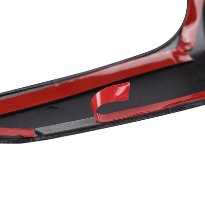 G-PLUS Carbon Fiber Interior Door Handle molding Cover Trims Compatible with Chevy Corvette C7 2014 2015 2016 2017 2018