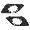 G-PLUS Fog Light Bezel Covers Trim Left + Right Driver Passenger Compatible with Nissan Rogue 2014-2016
