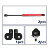 G-PLUS Racing Hood Lift Strut Damper Shock Set- Complete Kit Red Compatible with Ford Racing 15-21