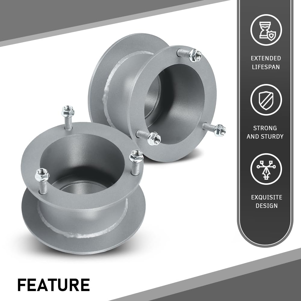 G-PLUS Front 3.5" Lift Leveling Kit Compatible with Dodge Ram 1500 4WD 1994-2001,Fit Dodge Ram 2500 3500 4WD 1994-2013 22770480 GM1600111
