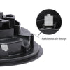G-PLUS Golf Cart Wheel Covers Hub Caps 8" Black Compatible with EZGO, Club Car & Yamaha