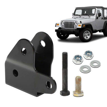 G-PLUS Front Track Bar Drop Bracket Compatible with Jeep Wrangler 1997-2006 TJ/Fit for Jeep Cherokee XJ 1984-2001/ Fit for Jeep Grand Cherokee ZJ 1993-1998 Black