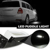 G-PLUS Rear View Side Mirror w/o Blind Spot Driver and Passenger Side Compatible with Benz M GL Class ML63 ML350 ML300 ML500 W164 X164 GL350 GL450 GL550 2005-2011 1648105193 1648104693 White