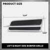 G-PLUS Bumper Grille Fog Light Cover Left & Right Side Compatible with Cadillac XTS 3.6L 2013-2017,Fit Models With Daytime Running Light 20901633, 20901632, GM1039149, GM1038149 Chrome Black