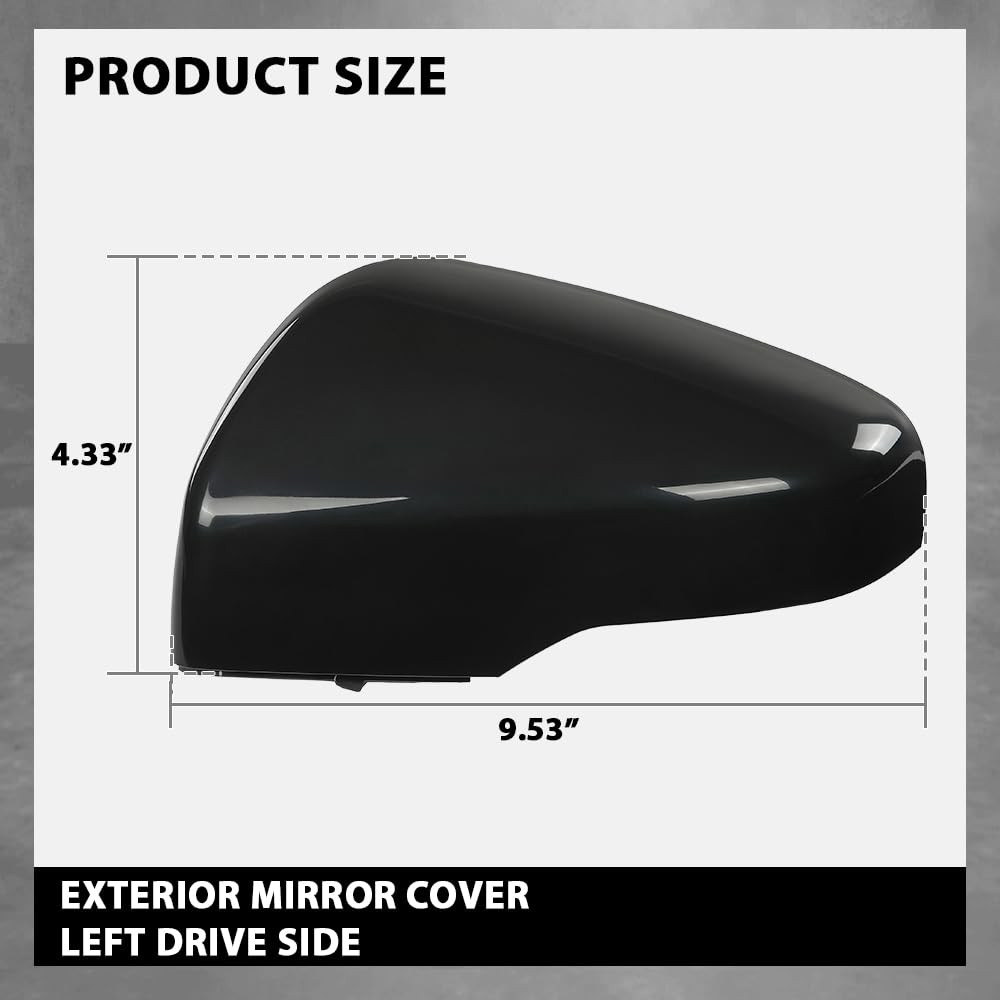 G-PLUS Exterior Mirror Cover Driver Side Compatible with Subaru Crosstrek 2018-2023,Fit Subaru Forester 2019-2023 91059FL030