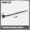 G-PLUS Transmission Wiring Harness Repair Kit Fit Chrysler Dodge Jeep Products with The 42RE 44RE 46RE 47RE A518 Model Automatic Transmissions 1994-2025 12445BK, 350-0062 Black