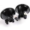 G-PLUS Bumper Fog Lights w/Bulbs Compatible With 2007-2014 GMC Acadia Yukon Pontiac/Chevy Avalanche Camaro Suburban Tahoe, Driving Lamps Pair,Smoky Lens Black Housing
