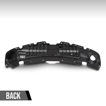 G-PLUS Upper Radiator Support Cover Compatible with Chevy Traverse 2018 2019 2020 2021 2022 2023 23117555, GM1224162 Black
