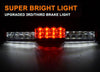 G-PLUS LED Third 3rd Brake Cargo Light Compatible With 1999-2007 Chevy Silverado/GMC Sierra1500 2500 3500,Rear Stop Tail Light Replacement(Chrome Housing Clear Lens)