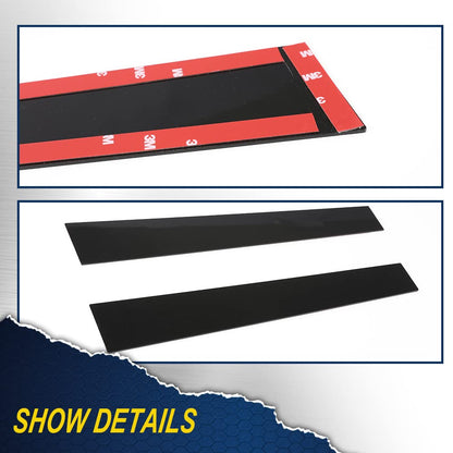 G-PLUS Car Door Window Pillar Posts Molding Trim Compatible with 11-14 Dodge Charge,Chrome Pillar Posts Set Door Trim Mirror Cover,Black,6Pcs
