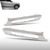 G-PLUS Pair Left Right Fog Light Chrome Trim Cover Compatible with Benz W166 ML-Class ML350 2012-2015 1668850774, 1668850874 Silver