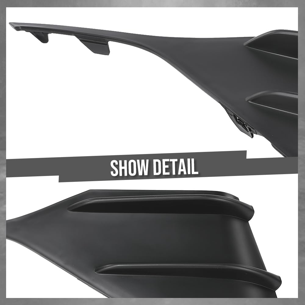 G-PLUS Front Left Side Bumper Blanking Cover Compatible with Hyundai Elantra Blue Hybrid, Limited, Limited Hybrid, SE 1.6L L4 - Electric/Gas, 2.0L L4 - Gas 2025 86563AACD0, 86563AACC0 Black