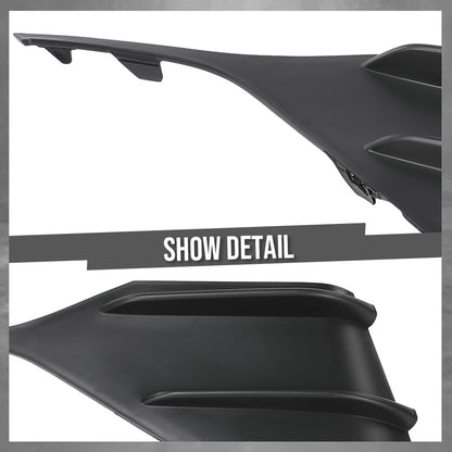 G-PLUS Front Left Side Bumper Blanking Cover Compatible with Hyundai Elantra Blue Hybrid, Limited, Limited Hybrid, SE 1.6L L4 - Electric/Gas, 2.0L L4 - Gas 2025 86563AACD0, 86563AACC0 Black