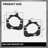 G-PLUS Fog Light Bracket Driver and Passenger Side Compatible with Nissan Altima 2007-2009