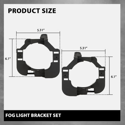 G-PLUS Fog Light Bracket Driver and Passenger Side Compatible with Nissan Altima 2007-2009