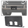 G-PLUS Front License Plate Bracket Compatible with Ford F250 F350 Super Duty 2020-2022 LC3Z-17A385-AB Black License Plate Holders Black